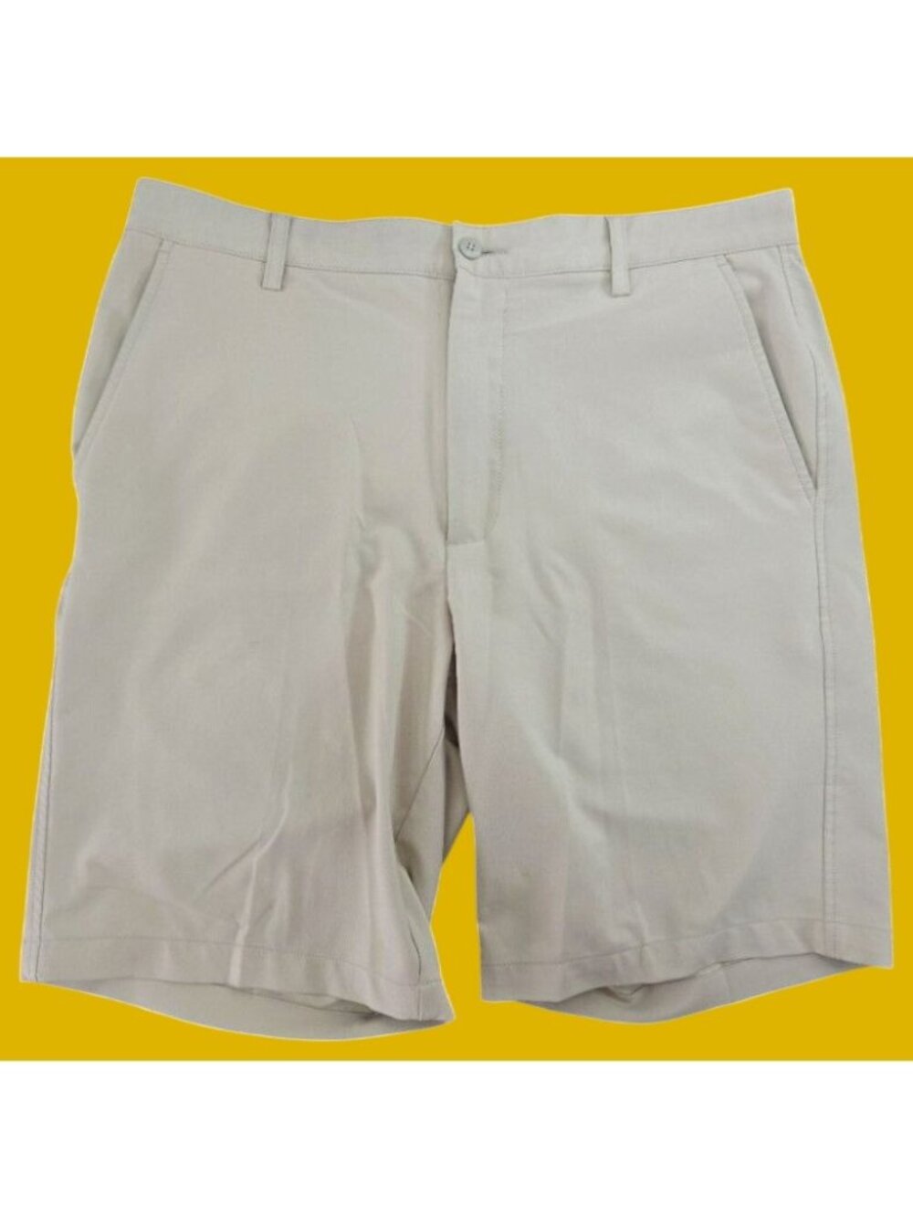 FootJoy FJ Mens Beige Golf Shorts Size 35